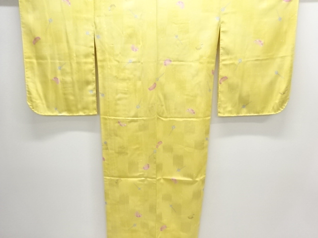 JAPANESE KIMONO / UNUSED HITOE JUBAN FOR KIDS / COMB & HAIR PIN